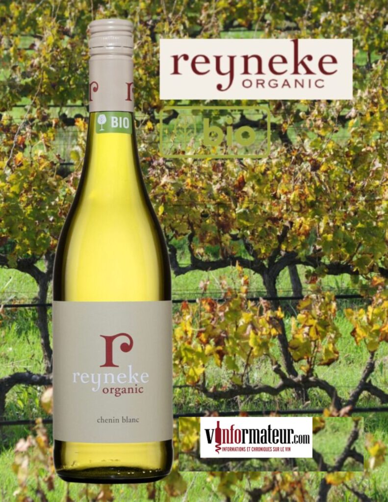 Reyneke, Organic, Chenin blanc, Afrique du Sud, Western Cape, vin blanc bio, 2022 bouteille