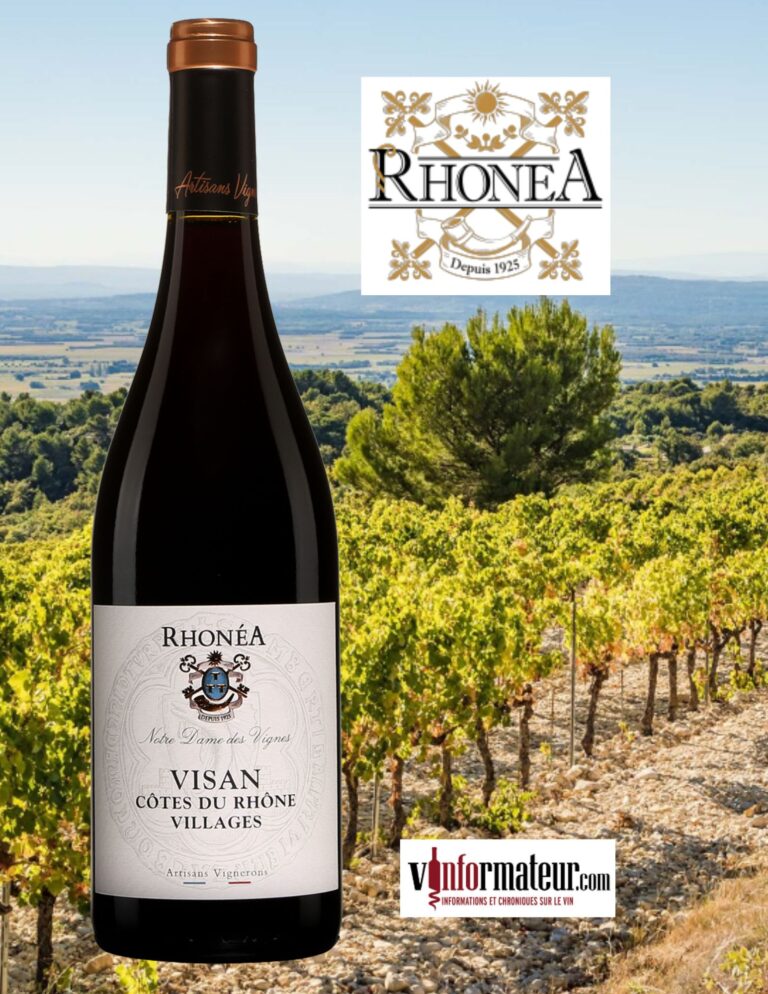 Rhonéa, Notre Dame des Vignes, Visan, Côtes du Rhône Villages, vin rouge, 2021 bouteille