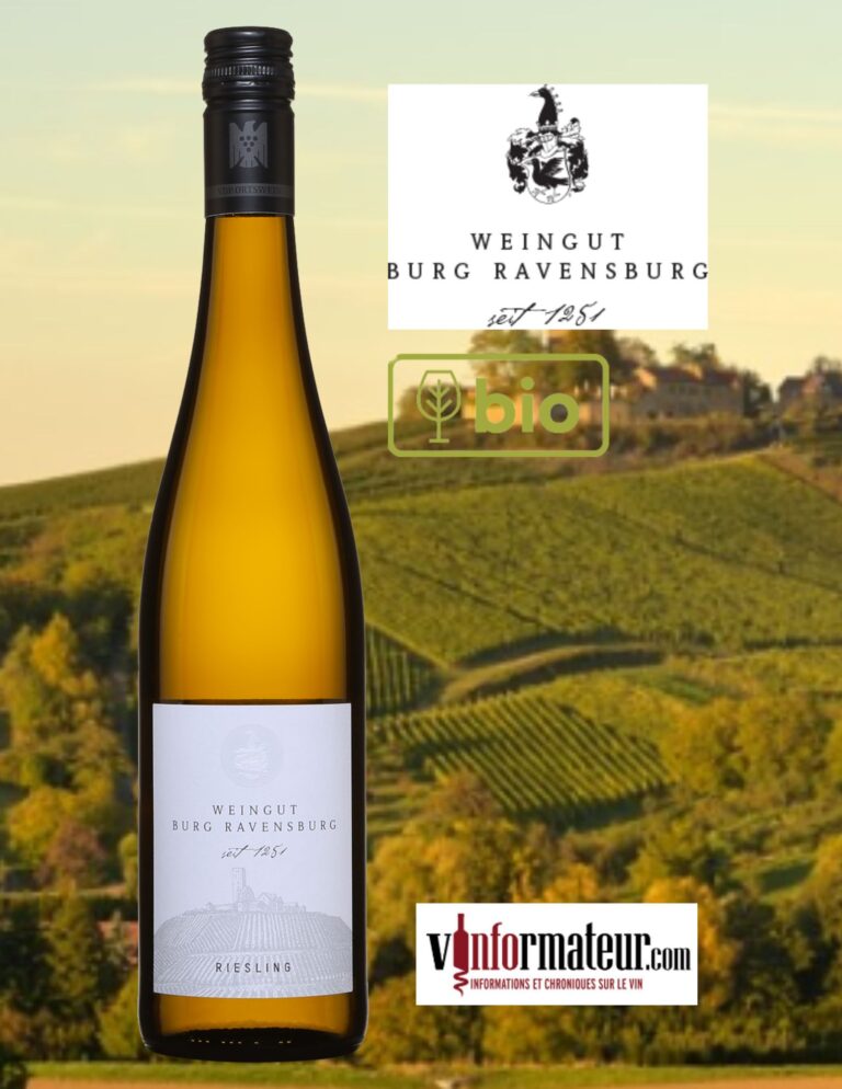 Riesling, Weingut Burg Ravensburg, Allemagne, Baden, Sulzfed, VDP Ortswein, vin blanc bio (biodynamie), 2021 bouteille