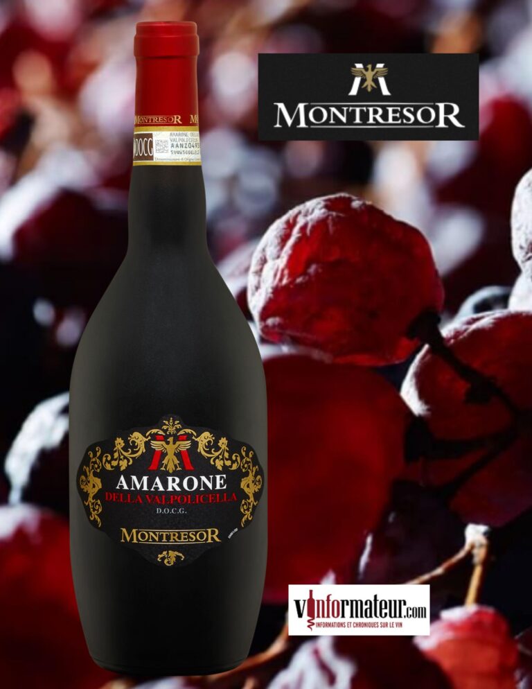 Amarone della Valpolicella, Montresor, Vénétie, vin rouge, 2020 bouteille