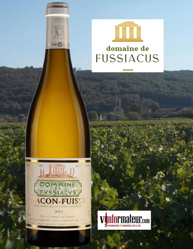 Mâcon-Fuissé, Domaine de Fussiacus, France, Bourgogne, Mâconnais, vin blanc, 2022 bouteille