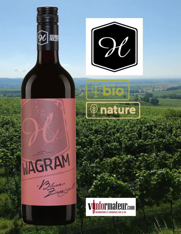Eschenhof Holzer, Wagram, Autriche, Blauer Zweigelt, vin rouge bio et nature, 2021 bouteille