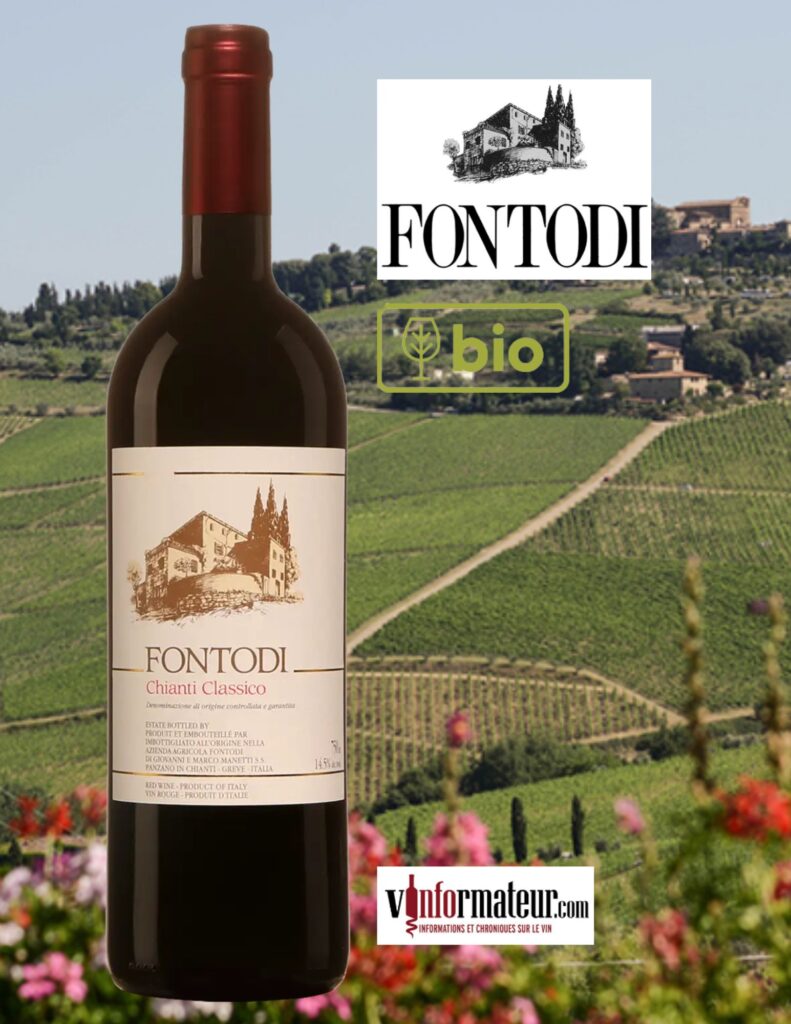 Fontodi, Chianti Classico DOCG, vin rouge bio, 2021 bouteille