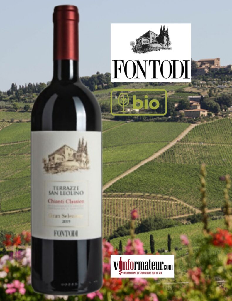 Fontodi, Chianti Classico Gran Selezione DOCG, Terrazze San Leolino, vin rouge bio, 2020 bouteille