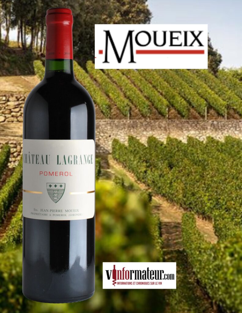 Château Lagrange, Pomerol, vin rouge, 2021 bouteille