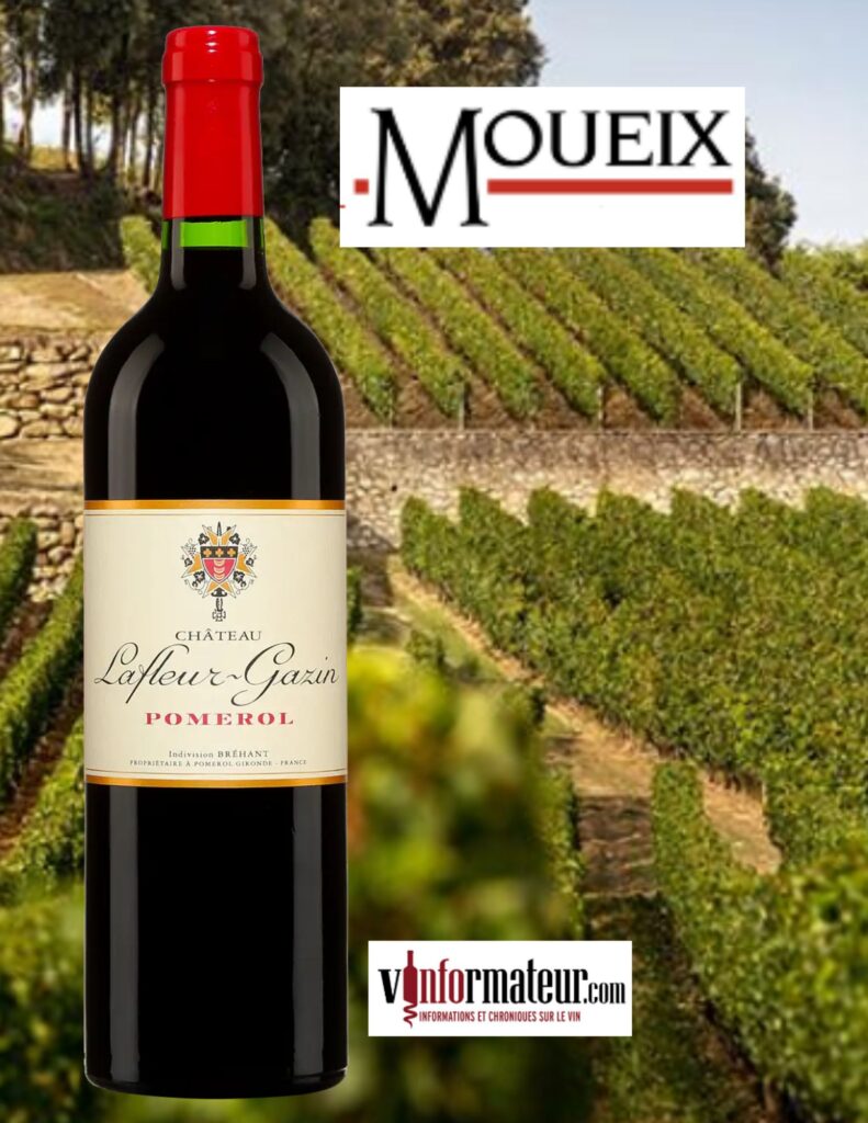 Château Lafleur-Gazin, Pomerol, vin rouge, 2021 bouteille