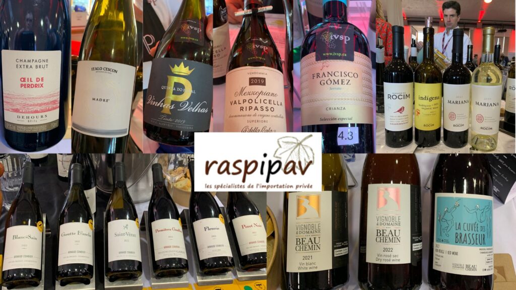 Salon Déz-IP-pé Raspipav. Liste des vins qui ont retenu mon attention.