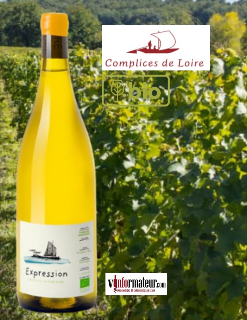 Expression Touraine, Sauvignon blanc, vin blanc bio, Touraine, 2022 bouteille