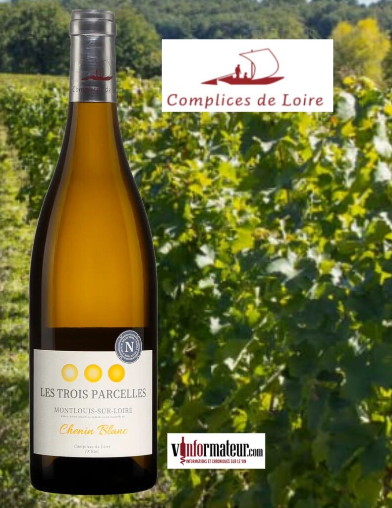 Les Parcelles, Chenin blanc, Montlouis-sur-Loire, Loire, vin blanc, 2022 bouteille