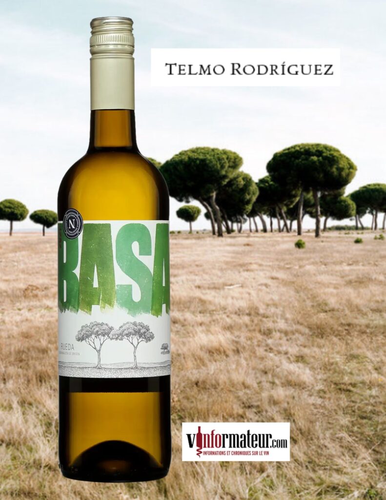 Basa, Espagne, Rueda, Vallée du Duero, vin blanc, Telmo Rodriguez, 2022 bouteille
