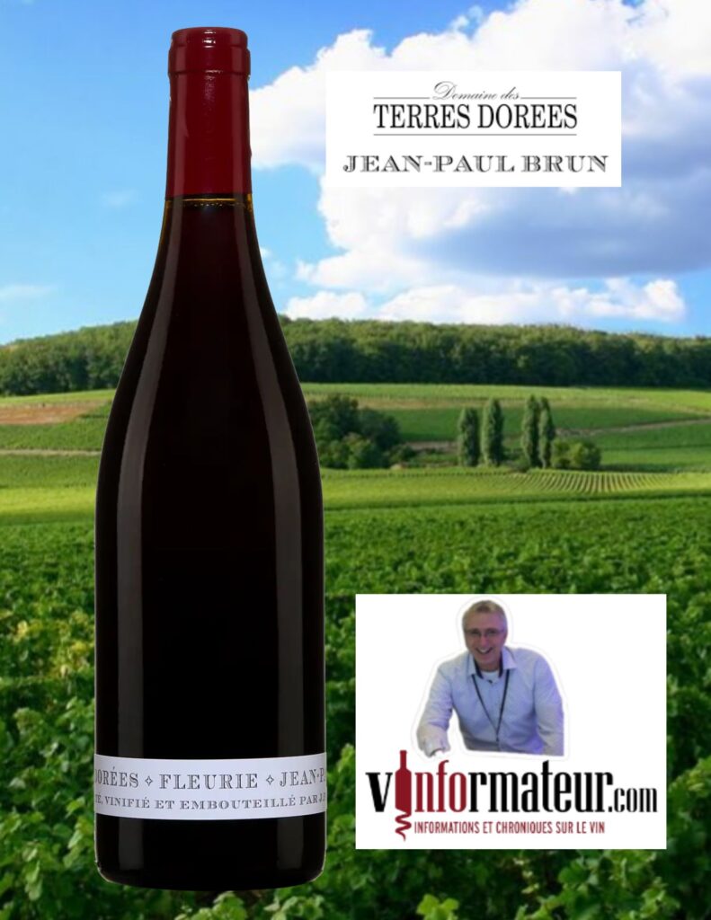 Fleurie, Gamay, Jean-Paul Brun, Domaine des Terres Dorées, vin rouge, 2022 bouteille