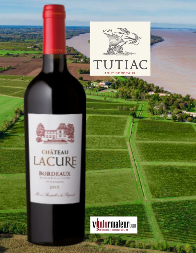 Château Lacure, Bordeaux, Bordeaux, Les Vignerons de Tutiac, vin rouge, 2015