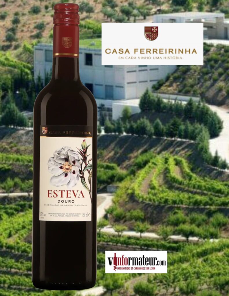 Esteva, Casa Ferreirhina, Portugal, Douro, vin rouge, 2021 bouteille