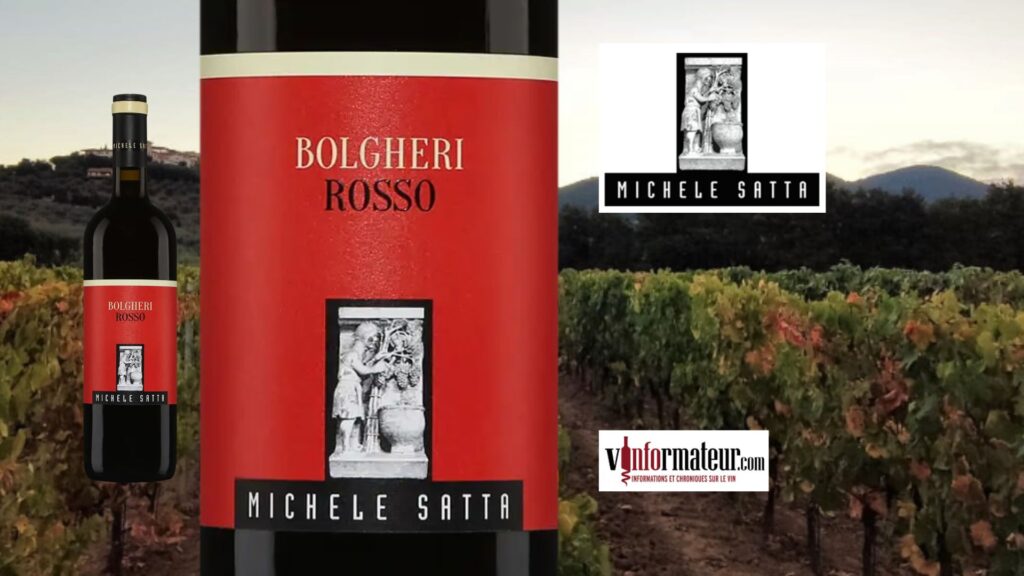 Michele Satta, Bolgheri Rosso, Toscane, 2021 bouteille