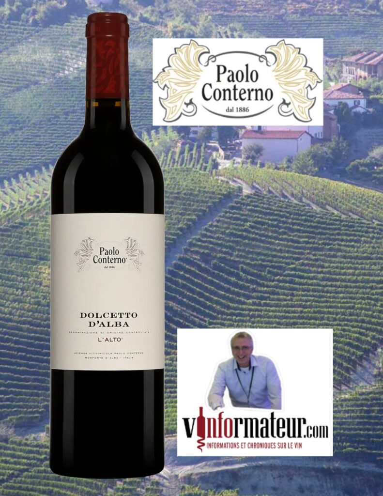 Paolo Conterno, Dolcetto d’Alba DOC, L’Alto, Piémont, 2021 bouteille