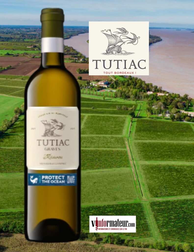Tutiac, Graves, Réserve, Bordeaux, vin blanc, 2023