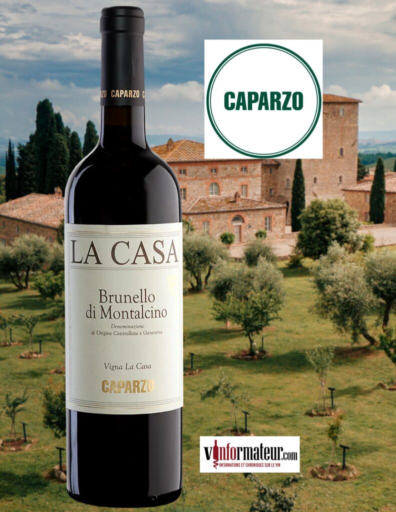 Caparzo, La Casa, Brunello di Montalcino DOCG, vin rouge, 2018 bouteille