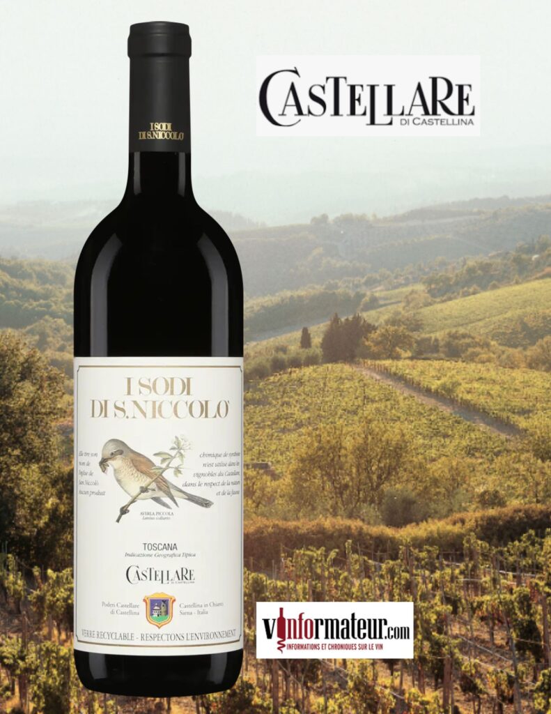 Castellare di Castellina, I Sodi Di San Nicolo, Toscane IGT, vin rouge, 2019 bouteille