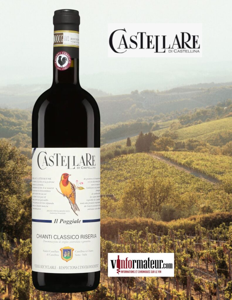 Castellare di Castellina, Il Poggiale, Chianti Classico Riserva, vin rouge, 2021 bouteille