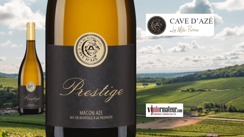 Cave d’Azé, Prestige, Bourgogne, Mâconnais, vin blanc, 2021 bouteille