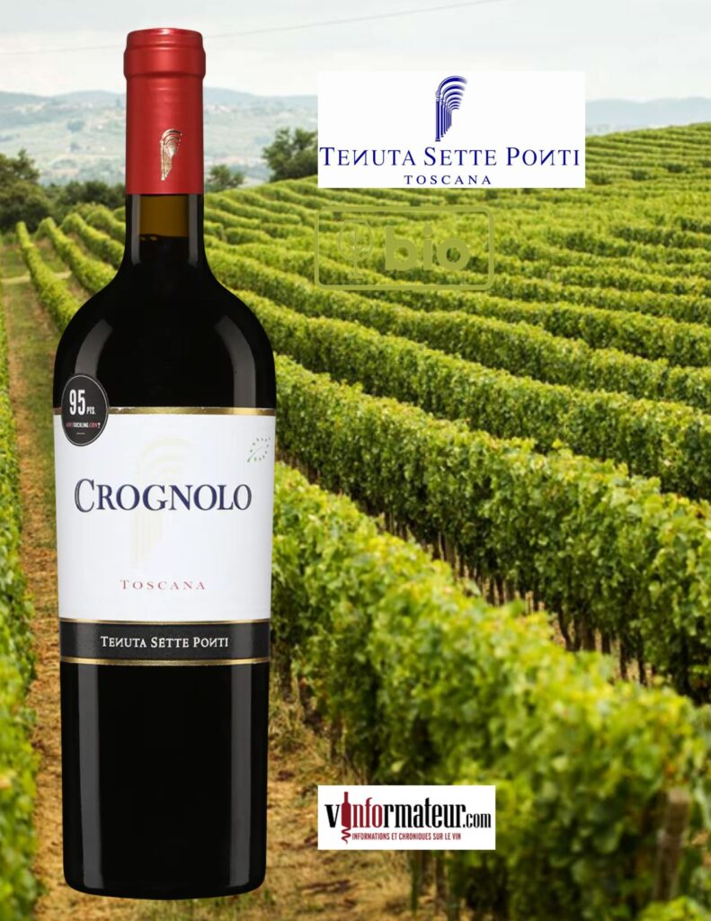 Tenuta Sette Ponti, Crognolo, IGT Toscane, vin rouge bio, 2021 bouteille