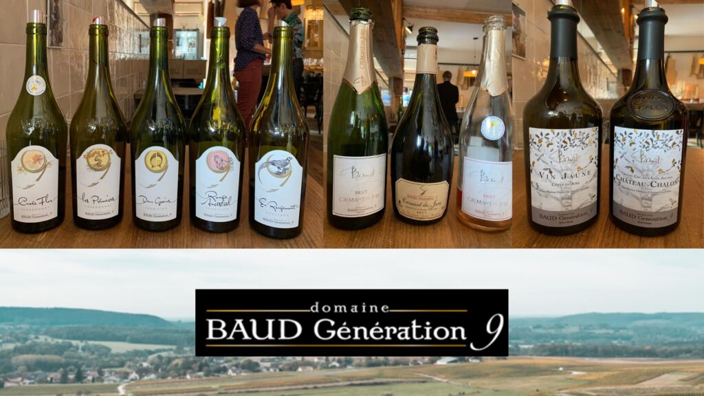 Les vins du Jura du Domaine Baud Génération 9. Une palette aromatique qui vous séduira!