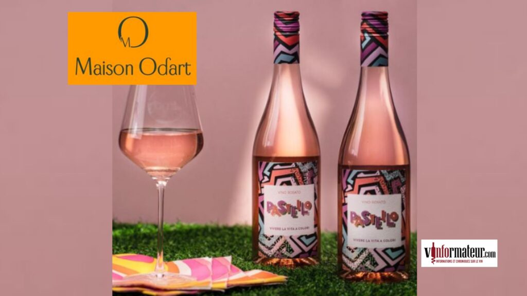 Pastello, vin rosé bio de Sicile, Maison Odart, 2023 bouteille