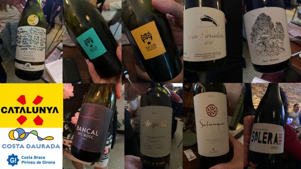 Dégustation de vins de la Catalogne Costa Brava et Costa Daurada