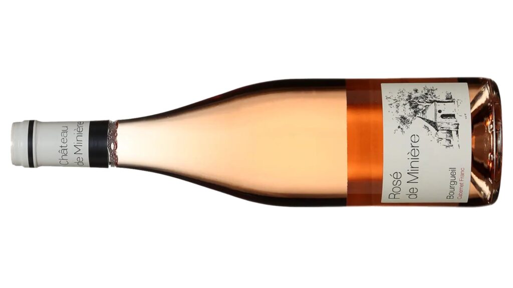 Château de Minière, Rosé de Minière, Vallée de la Loire, vin rosé bio, 2023 bouteille
