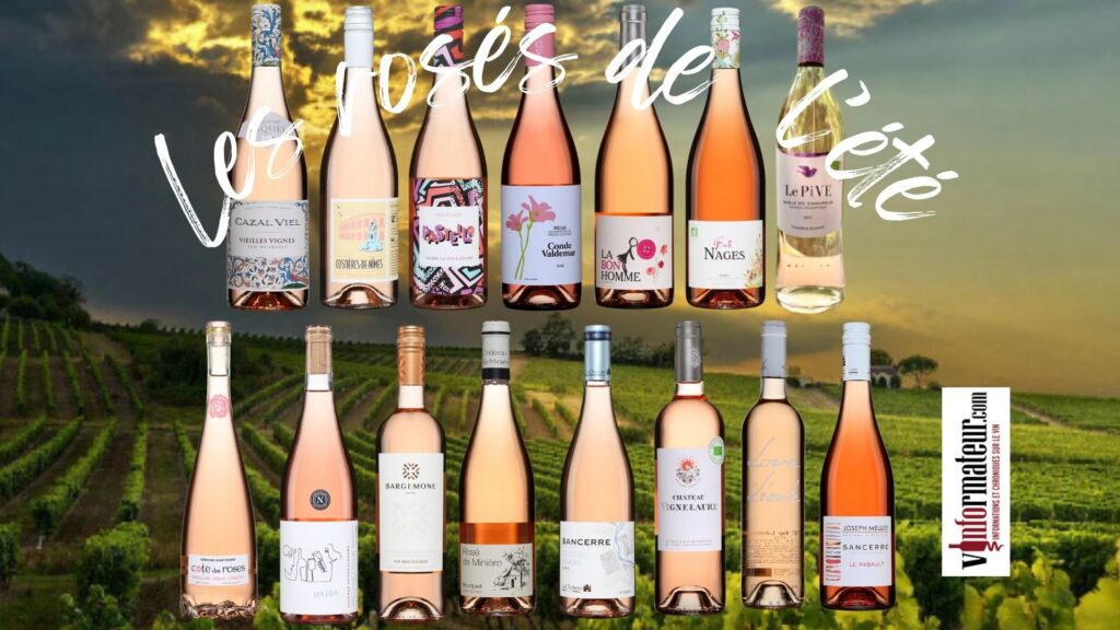 Quinze vins rosés pour l'été! bouteilles