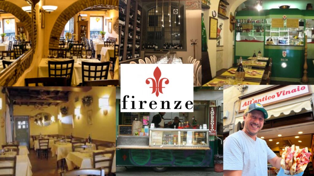 Quelques restaurants de Florence