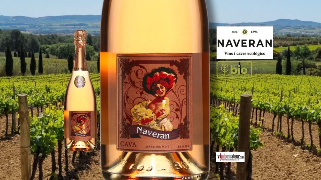 Naveran Brut Vintage Rosé 2022 – Le charme bio du Cava catalan.