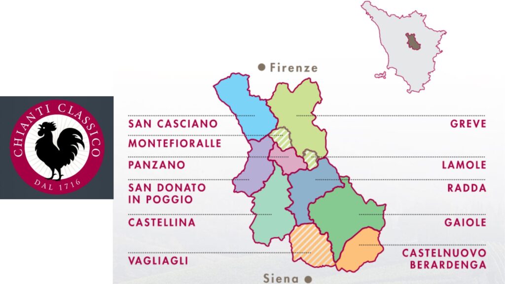 Carte viticole des UGA – Chianti Classico DOCG