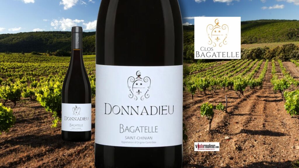 Saint-Chinian Donnadieu 2023 – Clos Bagatelle : généreux et structuré.
