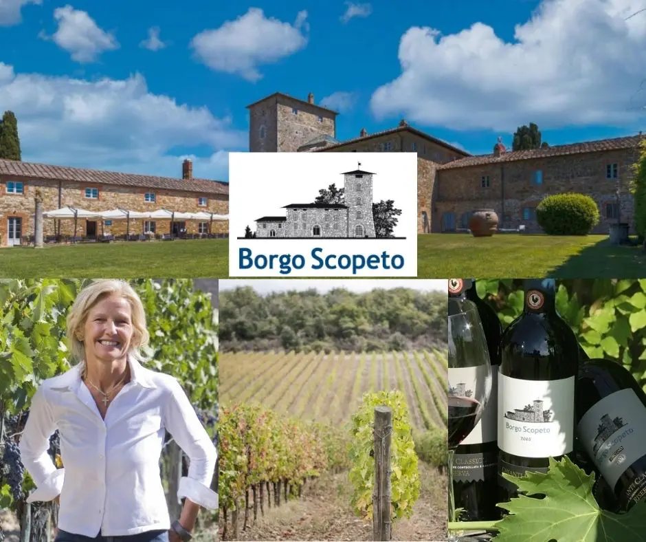 Borgo Scopeto: Elisabetta Gnudi Angelini, chai, vignobles et vins