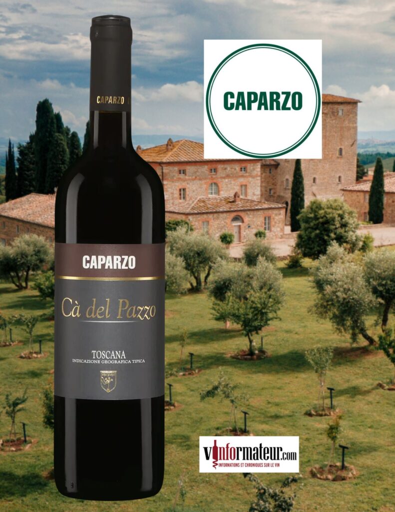 Caparzo, Ca’Del Pazzo, Toscane IGT, vin rouge, 2020 bouteille