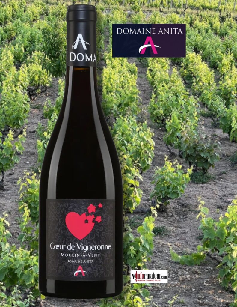 Domaine Anita, Cœur de Vigneronne, cru Moulin-à-Vent, vin rouge, 2023 bouteille