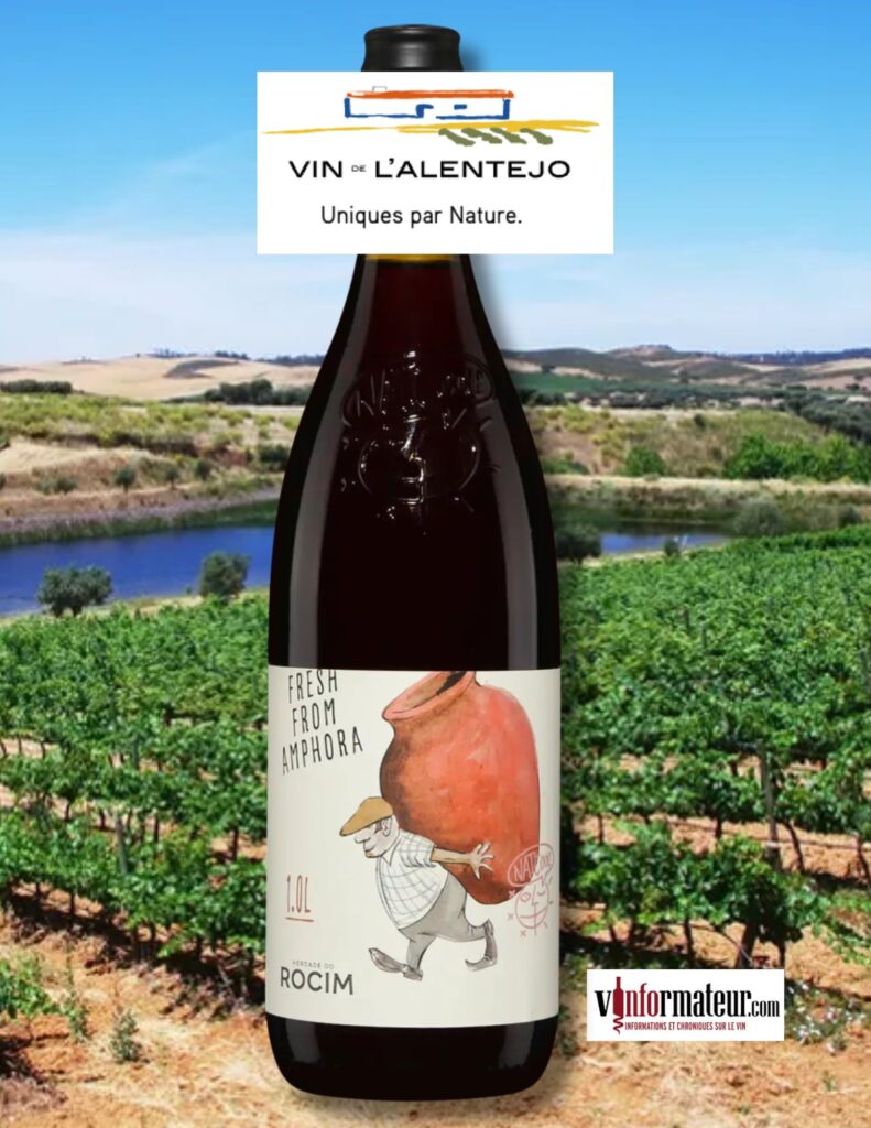 Fresh from Amphora, DOC Alentejano, Herdade do Rocim, vin rouge nature, 2023 bouteille