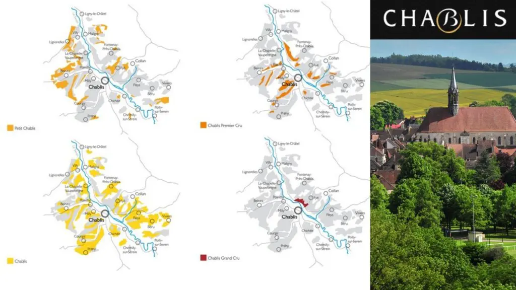 Carte viticole: Chablis
