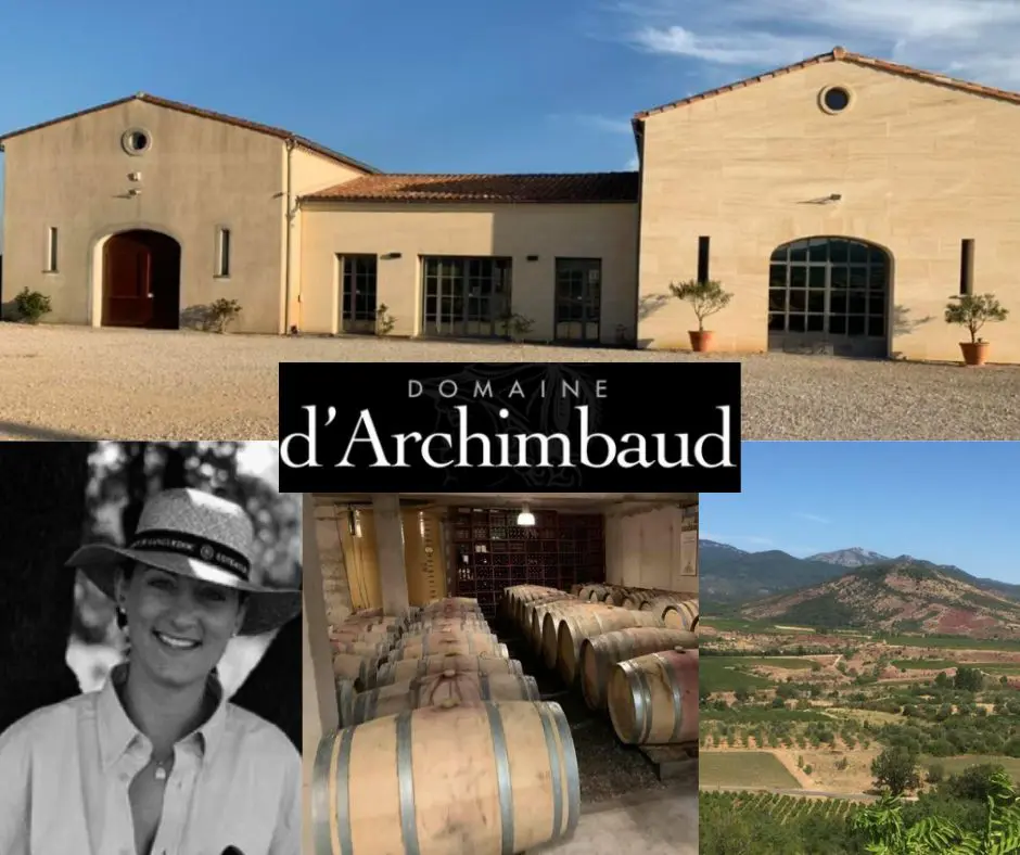 Domaine d'Archimbaud: Marie-Pierre Cabanes, chai et vignobles