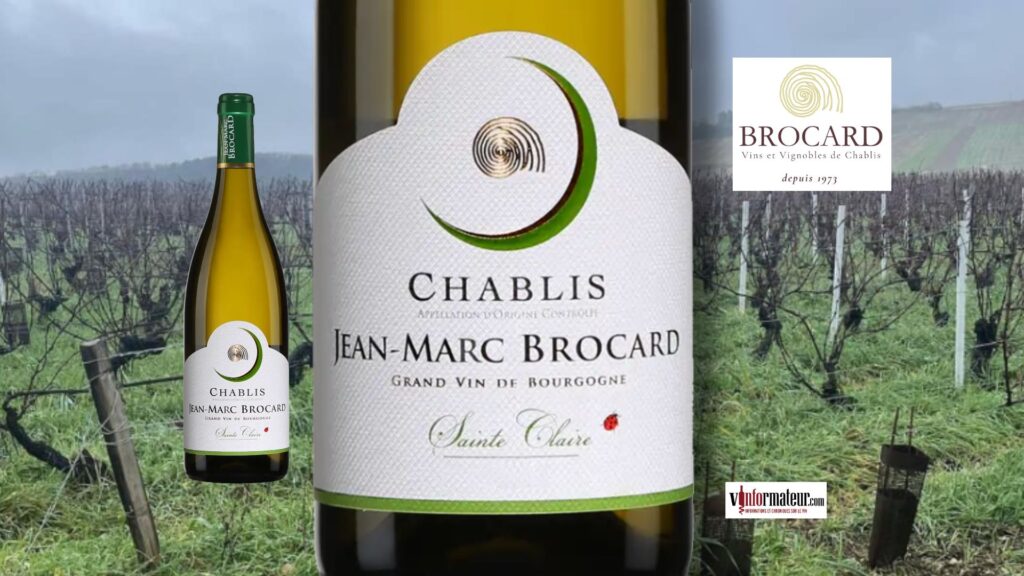 Chablis Sainte-Claire 2023 – Jean-Marc Brocard : pureté et minéralité à la SAQ