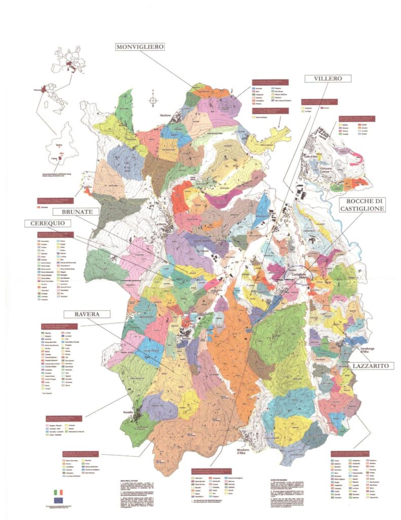  Carte viticole Barolo DOCG