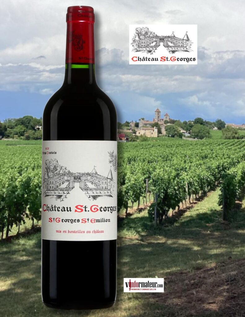 Château Saint-Georges, France, Bordeaux, Saint-Georges-Saint-Émilion, vin rouge, 2016 bouteille