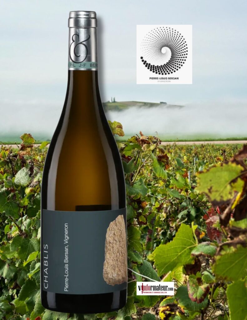 Domaine Pierre-Louis Bersan, Chablis, vin blanc, 2023 bouteille