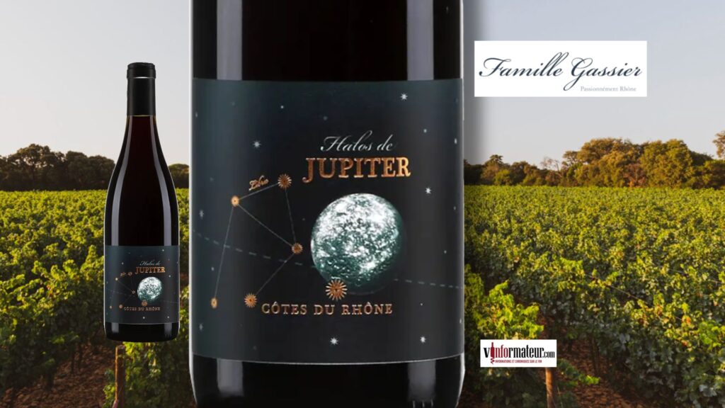 Quel vin servir avec ma tourtière ou mon ragoût de boulettes ? Les Halos de Jupiter 2023 en Côtes-du-Rhône