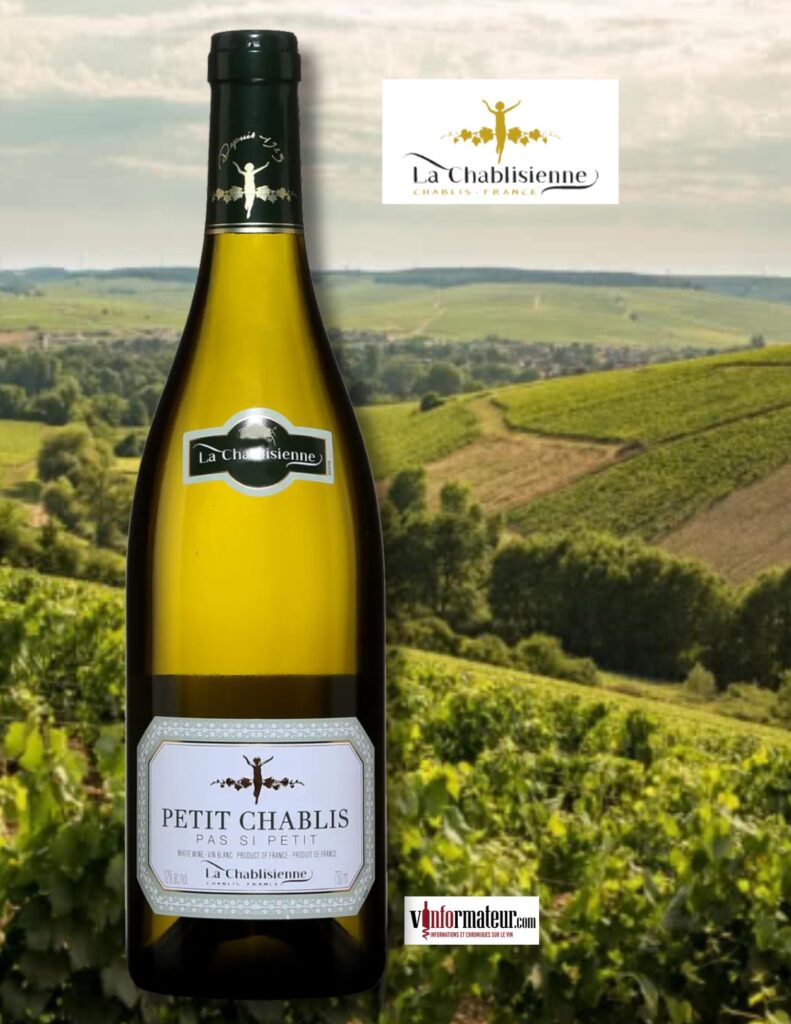 La Chablisienne, Petit Chablis, Pas si Petit, vin blanc, 2023 bouteille