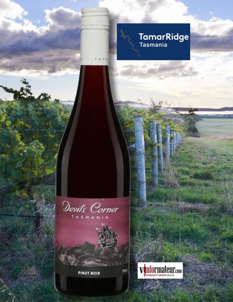 Devil’s Corner, Pinot Noir, Australie, Tasmanie, vin rouge, 2024 bouteille 2
