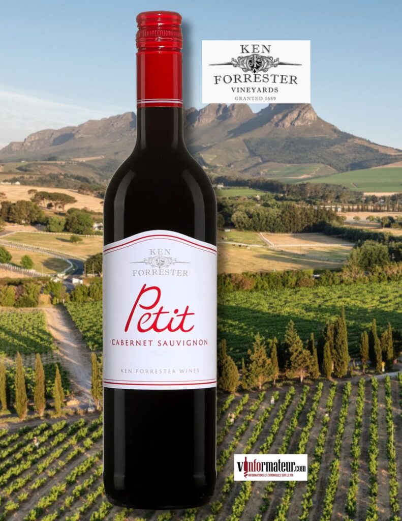 Ken Forrester, Petit Cabernet-Sauvignon, vin rouge, 2024 bouteille