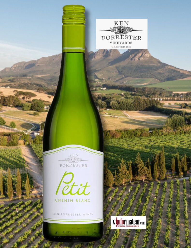 Ken Forrester, Petit Chenin Blanc, vin blanc nature, 2025 bouteille