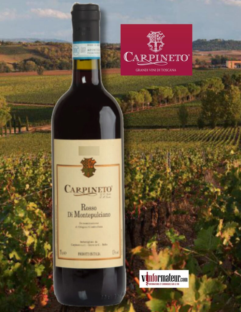 Carpineto, Rosso di Montepulciano, Toscane, vin rouge, 2023 bouteille